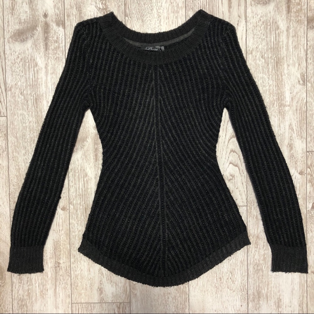 RD style cable knit sweater size S
